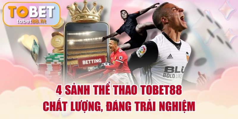 4 Sảnh Thể Thao TOBET88 Chất Lượng, Đáng Trải Nghiệm